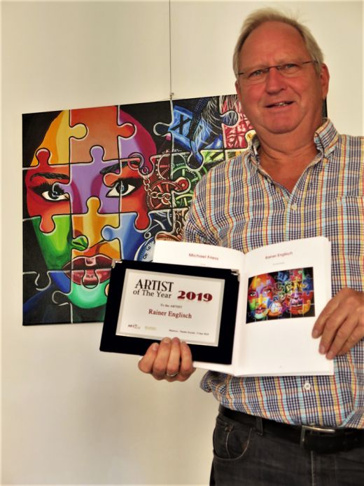 Rainer Englisch mit dem Internationalen Preis „Artist of the Year 2019“